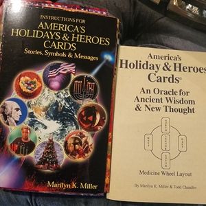 NEW America's Holidays & Heroes Paperback ORACLE CARDS by Marilyn K. Miller 2005